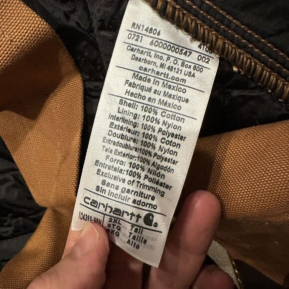 Carhartt Men's Brown Overalls NWOT - Picture 5 of 6